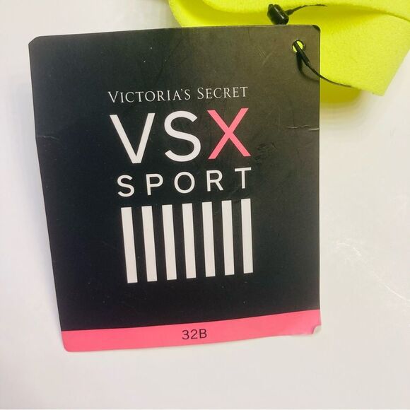 Victoria's‎ Secret VSX Angel Sport Bra Size 32B Colorful Strappy Memory Fit NEW - Picture 8 of 11